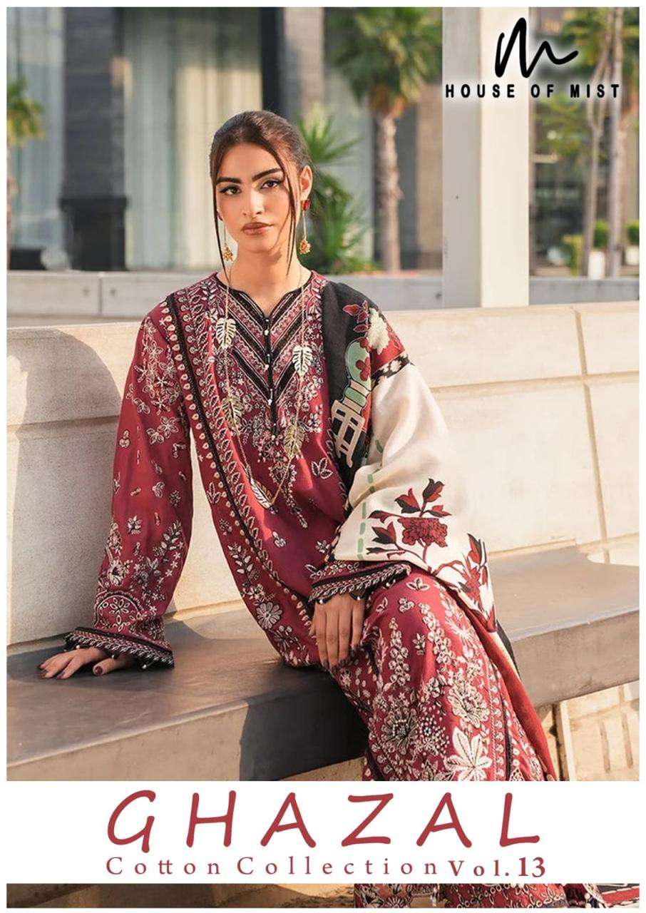 GHAZAL COTTON COLLECTION 13 BY HOUSE OF MIST